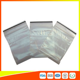 China Los bolsos Ziplock del embalaje fuerte transparente, almacenamiento hermético empaquetan el LDPE del plástico proveedor