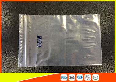 China Las bolsas de plástico claras que se puede volver a sellar y labio superior con Eco - marca de la cerradura de la cremallera del OEM PE proveedor