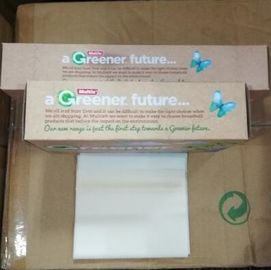 China Bolsos Ziplock biodegradables abonablees/bolso de empaquetado de la cremallera que se puede volver a sellar de la prenda impermeable proveedor