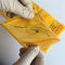 El transporte del espécimen del Biohazard del laboratorio empaqueta color reconectable del amarillo de 3/4 capa proveedor