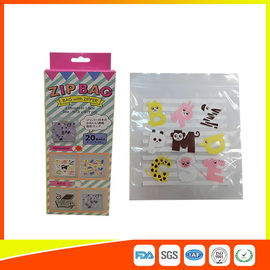 China Las bolsas de plástico reconectables Ziplock transparentes para empaquetar con diseño coloreado proveedor
