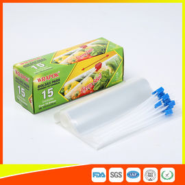 China Pequeños bolsos herméticos plásticos transparentes reciclados del almacenamiento de la comida con la cremallera del resbalador proveedor