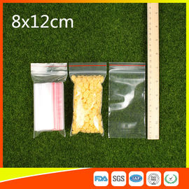 China El Ziplock reutilizable plástico del Ldpe empaqueta 8x12 cm con la línea colorida proveedor