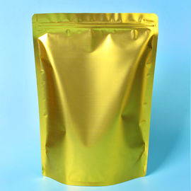 China El grano de café de encargo del oro que empaqueta, coloca el bolso para arriba de empaquetado de la bolsa con la válvula proveedor