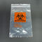 El Biohazard claro plástico empaqueta los bolsos del canguro para el uso médico del laboratorio con el cierre en la parte superior proveedor